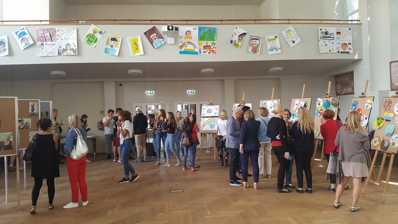 Abschlussausstellung von Youth Europe Art