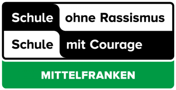 Logo Schule ohne Rassismus - Schule mit Courage Mittelfranken