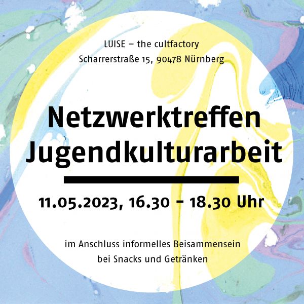 Einladungslogo des Netzwerkstreffen Jugendkulturarbeit