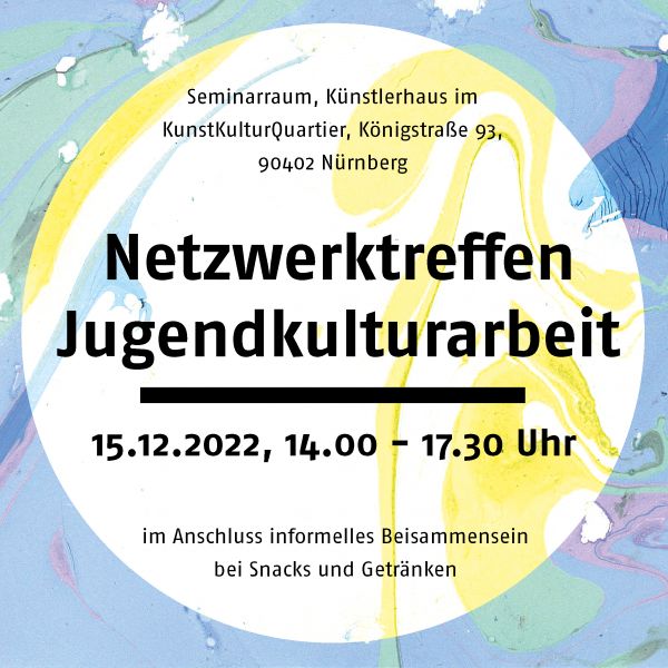 Einladungsloge des Netzwerktreffens Jugendkulturarbeit